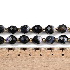 Dyed & Heated Natural Fire Crackle Agate Beads Strands&nbsp;G-N342-149I-21