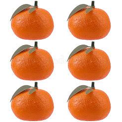 Plastic Orange Display Decorations&nbsp;DJEW-CN0001-47B