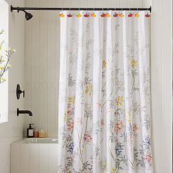 12Pcs Leaf Resin Shower Curtain Hook&nbsp;AJEW-SP0006-01B