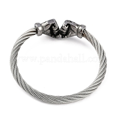 304 Stainless Steel Bangles for Women&nbsp;STAS-M023-19A