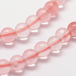 Cherry Quartz Beads Strands&nbsp;G-N0185-03-3mm
