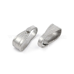 Tarnish Resistant 304 Stainless Steel Snap On Bails&nbsp;STAS-M090-12P