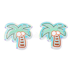 Transparent Printed Acrylic Cabochons&nbsp;TACR-N016-29