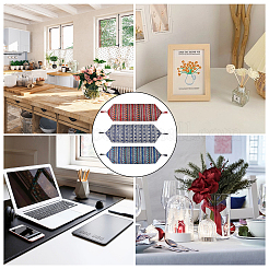 3Pcs 3 Colors Ethnic Style Cotton Hemp Table Runners&nbsp;DIY-CA0005-88