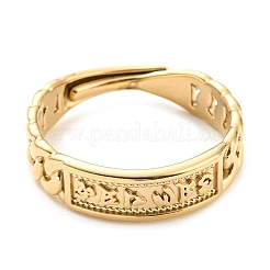 304 Stainless Steel Adjustable Ring for Women&nbsp;RJEW-C016-21G