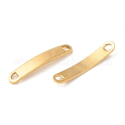 イオンプレーティング（IP）201ステンレス鋼リンクコネクター  オーバル  ゴールドカラー  36x6x2mm  穴：3mm&nbsp;STAS-A056-03B-G