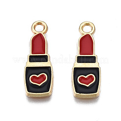 Rack Plating Alloy Enamel Pendants&nbsp;ENAM-T011-172