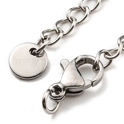 Tarnish Resistant 304 Stainless Steel Curb Chain Extender&nbsp;X-STAS-G310-04P