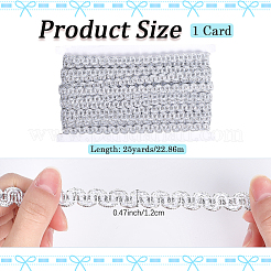 Polyester Wavy Fringe Trim Ribbon&nbsp;OCOR-WH20007-29B