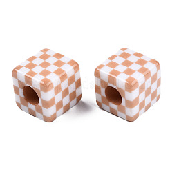 Opaque Resin European Beads&nbsp;RESI-N022-10B-C05