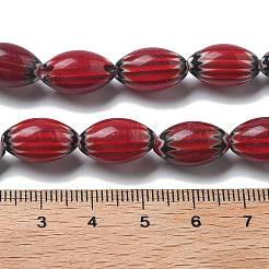 Handmade Millefiori Lampwork Beads Strands&nbsp;LAMP-F035-13C-01