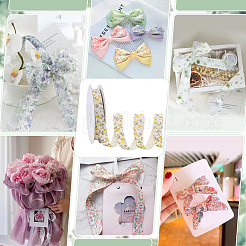 1 Roll Printed Cotton Ribbons&nbsp;SRIB-PH0001-74B