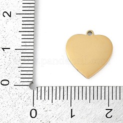 304ステンレススチールエナメルチャーム  ハートチャーム  イオンプレーティング（ip）  18KGP本金メッキ  13.5x13x1mm  穴：1.2mm&nbsp;STAS-I325-043G