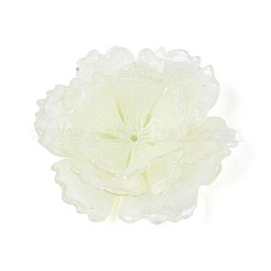 熱収縮アクリルビーズキャップ  マルチ花弁花  甘露  41~46x15~17mm  穴：1.4~1.6mm&nbsp;OACR-N155-02B