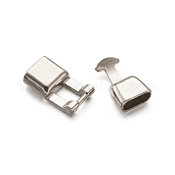 合金製スナップロッククラスプ留め金具  プラチナ  34mm&nbsp;PALLOY-TAC0009-24P