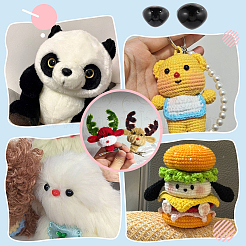 400Pcs 2 Styles Resin Doll Eyes&nbsp;DIY-PH0036-22B