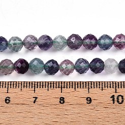 Natural Rainbow Fluorite Beads Strands&nbsp;G-T140-22A