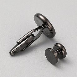 Brass Cufflinks for Men&nbsp;KK-WH20014-01B