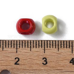 Spray Paint Alloy Beads&nbsp;PALLOY-H145-11