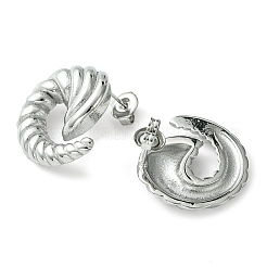 Non-Tarnish 304 Stainless Steel Stud Earrings&nbsp;EJEW-Z038-03P