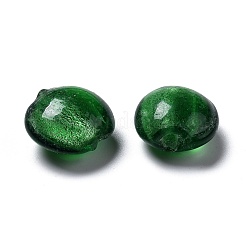 Handmade Silver Foil Glass Beads&nbsp;SLF12MMY-1
