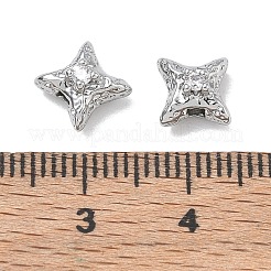 Brass Micro Pave Clear Cubic Zirconia Beads&nbsp;CU-CBA91C0-02P