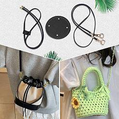 Imitation Leather Bag Bottoms & Purse Strap & Drawstring for Bucket Bag Set&nbsp;AJEW-CL0001-73B