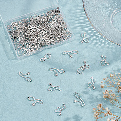 100Pcs 5 Style Tibetan Style Alloy Pendants & Pendant Rhinestone Settings&nbsp;TIBEP-GO0001-04