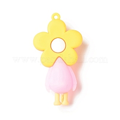 Opaque Resin Cute Duck Big Pendants&nbsp;LS-RESI-D065-B01