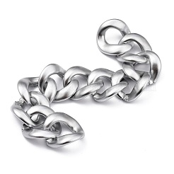 Handmade Spray Painted CCB Plastic Curb Chains&nbsp;AJEW-JB00737