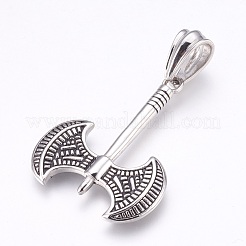 304 Stainless Steel Pendants&nbsp;STAS-P202-02AS