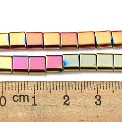 Electroplated Non-magnetic Synthetic Hematite Beads Strands&nbsp;G-C106-A02-09