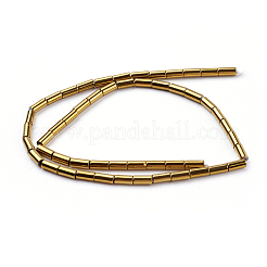 Electroplated Non-magnetic Synthetic Hematite Bead Strand&nbsp;G-E429-03A