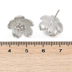 Brass Stud Earring Findings&nbsp;KK-Z099-05P-03