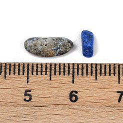 天然石ラピスラズリビーズ  穴がない  チップ  3~8x3~4.5x0.1~3mm  約7142~20000個/1000g&nbsp;G-U032-A06