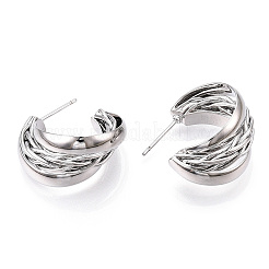 Brass Earring for Women&nbsp;EJEW-P268-03P