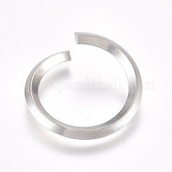 変色しにくい304ステンレススチール製オープン丸カン  ラウンド  ステンレス鋼色  10ゲージ  21x2.5mm  内径：16mm&nbsp;STAS-G225-14P-04