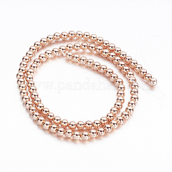 Electroplate Non-magnetic Synthetic Hematite Beads Strands&nbsp;G-A170-04D-RG