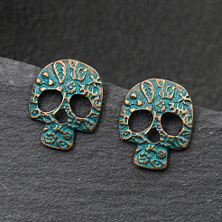 Punk Rock Style Halloween Alloy Earrings Sets&nbsp;X-EJEW-F238-27