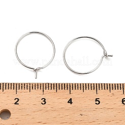 Brass Hoop Earring Findings&nbsp;LS-KK-R112-038A