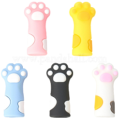 10Pcs 5 Colors Cartoon Style Pen Caps&nbsp;AJEW-SC0031-20