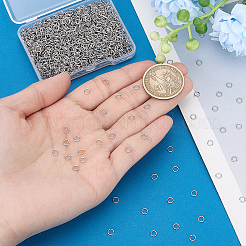 2000Pcs 304 Stainless Steel Jump Rings&nbsp;STAS-PH0007-64