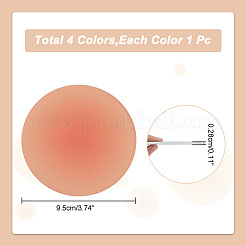 4Pcs 4 Colors Gradient Color Acrylic Cup Mats&nbsp;AJEW-GO0001-04
