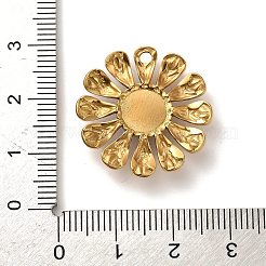 Natural Obsidian Flower Pendants&nbsp;SATA-R009-05G-01