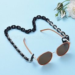 Personalized Acrylic & CCB Plastic Cable Chain Necklaces&nbsp;NJEW-JN02824-02