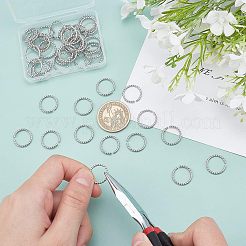 304ステンレススチールオープン丸カン  ステンレス鋼色  12x1.5mm  内径：12mm  50個/箱&nbsp;STAS-UN0013-21P