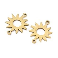 201 Stainless Steel Laser Cut Connector Charms&nbsp;STAS-P428-06G