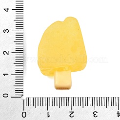 不透明な樹脂模倣食品カボション  フルーツアイスキャンディー  ミックスカラー  28~35x16~21x14~17mm&nbsp;RE-CBA6D7B-06