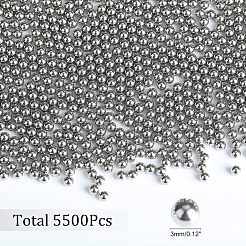 ステンレス鋼の磨かれたビーズ  ジュエリーポリッシュアクセサリー  コラム  ステンレス鋼色  4x2mm  4400個/袋&nbsp;STAS-WH0022-08P