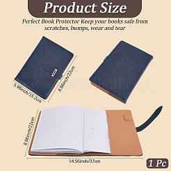 Rectangle Imitation Leather Notebook Book Covers&nbsp;AJEW-WH20019-55C